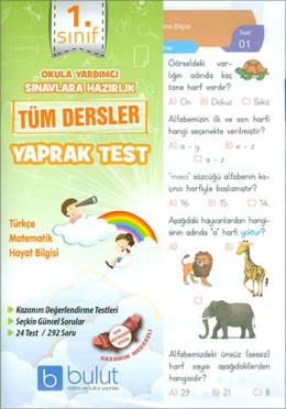 Bulut 1.Sınıf Tüm Dersler Yaprak Test