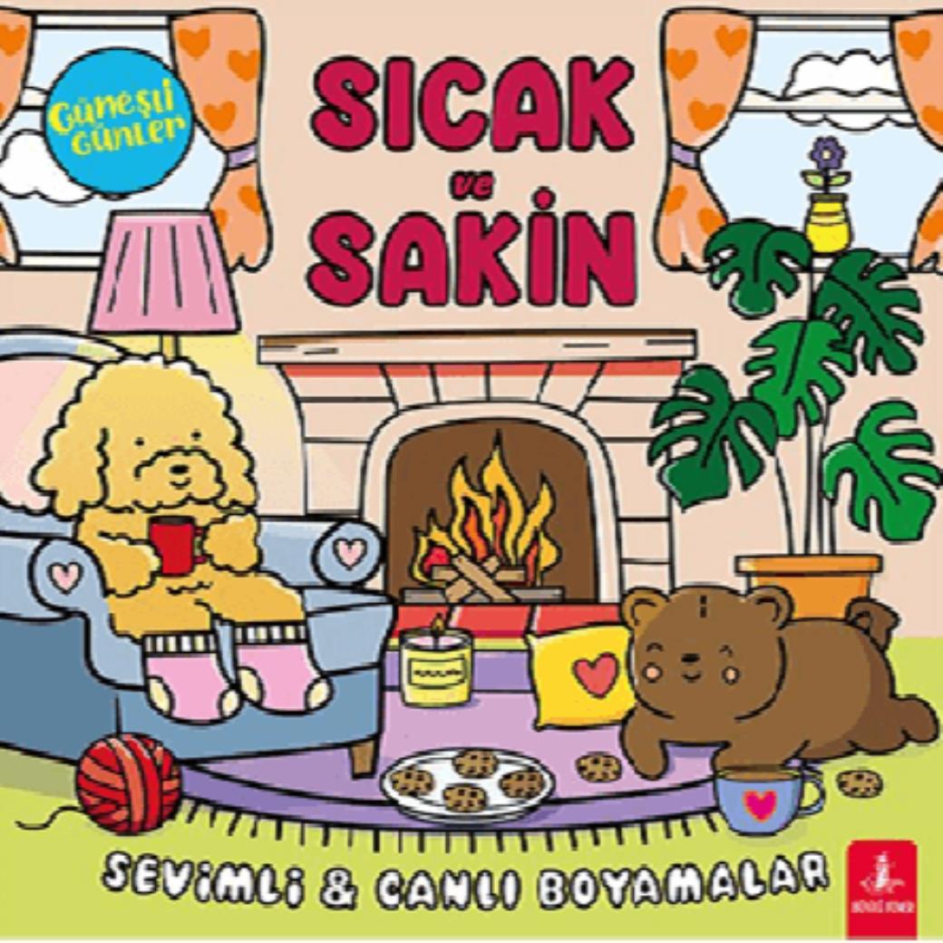 Güneşli Günler Sıcak ve Sakin Sevimli Canlı Boyamalar