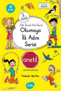 Okumaya İlk Adım Serisi Anetil Düz Yazı (10 Kitap)