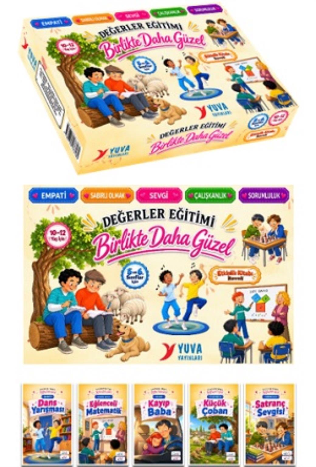 Birlikte Daha Güzel 5 ve 6. Sınıf Değerler Eğitimi (5 Kitap)
