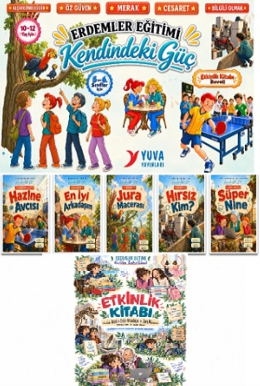 Kendindeki Güç 5 ve 6. Sınıf Erdemler Eğitimi (5 Kitap)