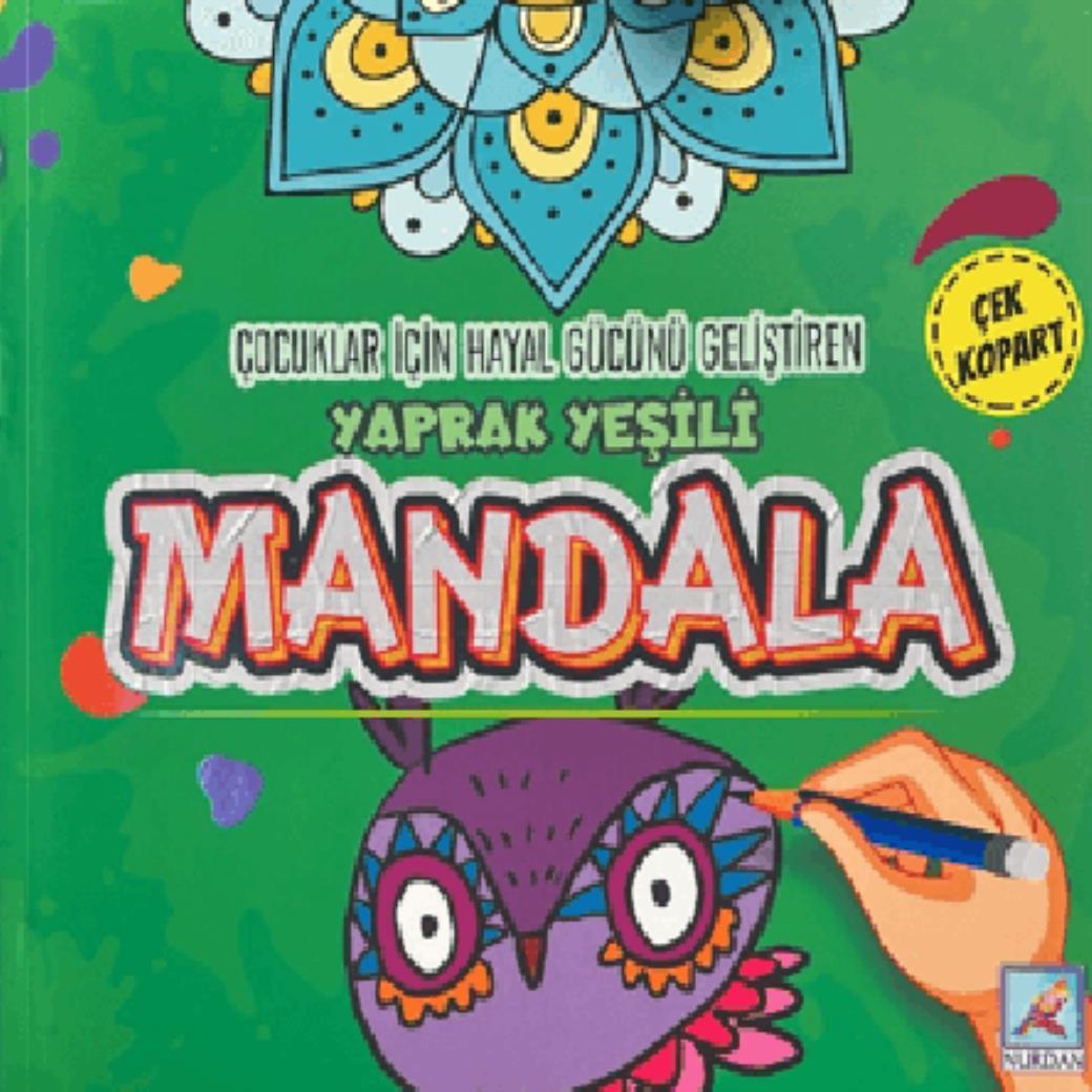 Nurdan Mandala Yaprak Yeşili Çocuklar İçin