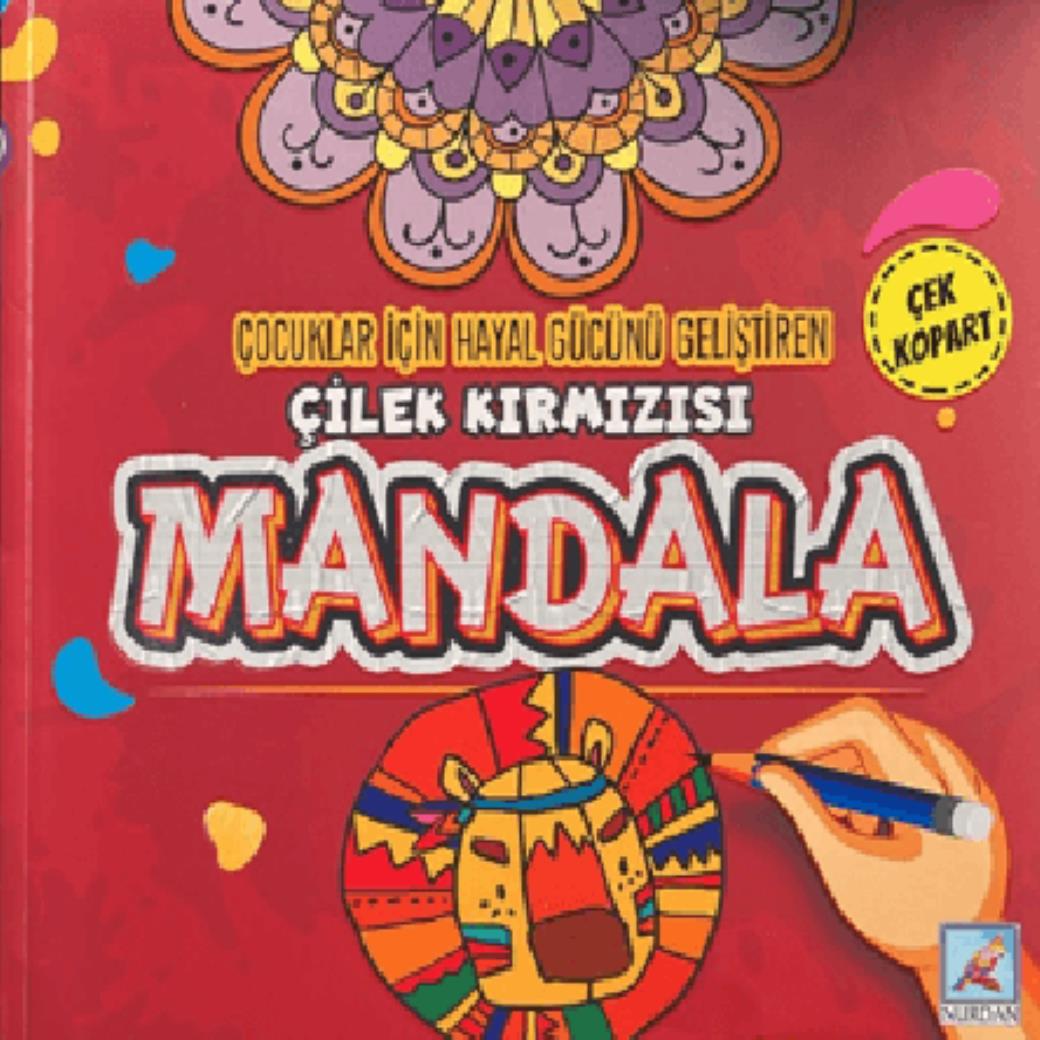 Nurdan Mandala Çilek Kırmızısı Çek Kopar