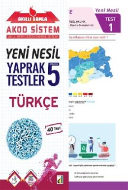 Akıllı Damla Türkçe Yeni Nesil Yaprak Testler 5. Sınıf