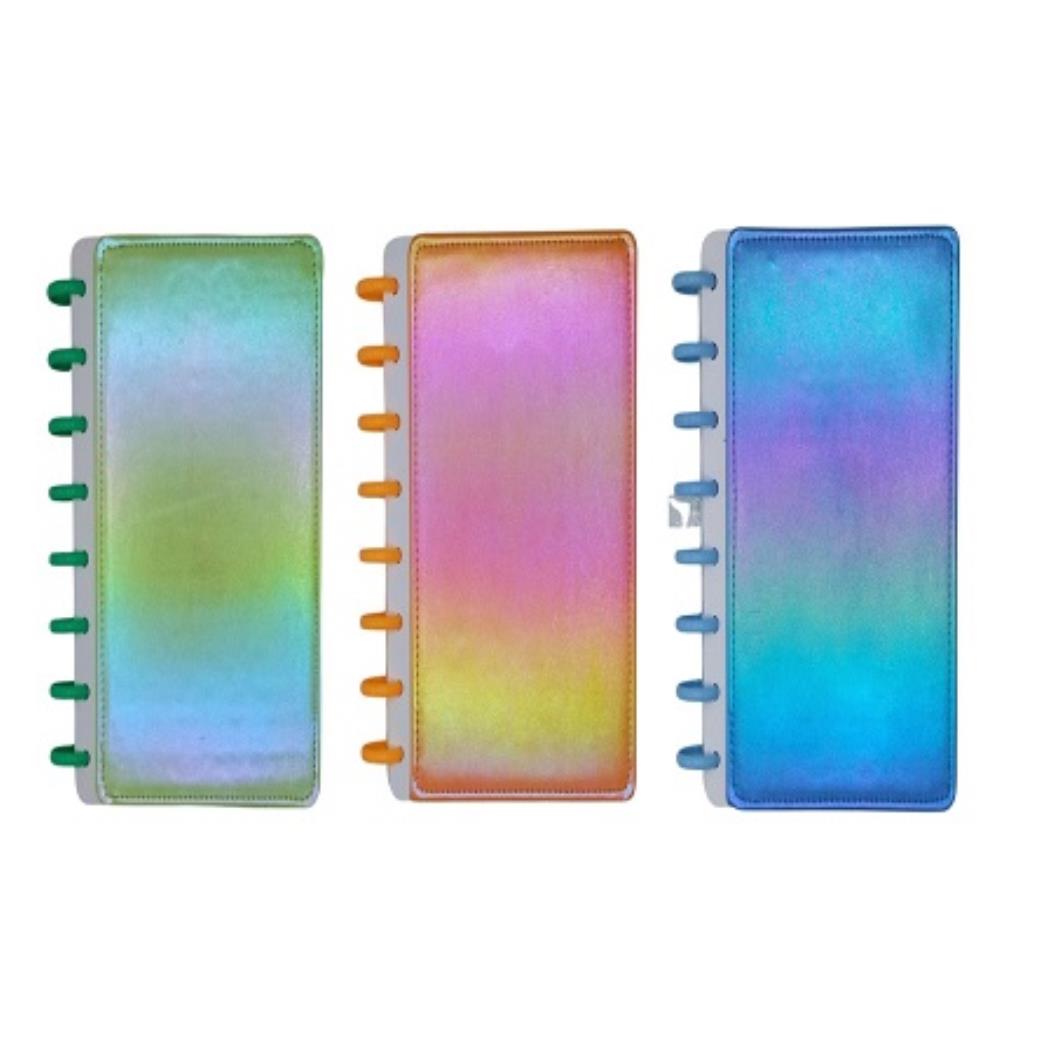 Unıcus Pul Spralli Akıllı Defter A5 Fashion Sedefli 3 Renk (12 Adet)